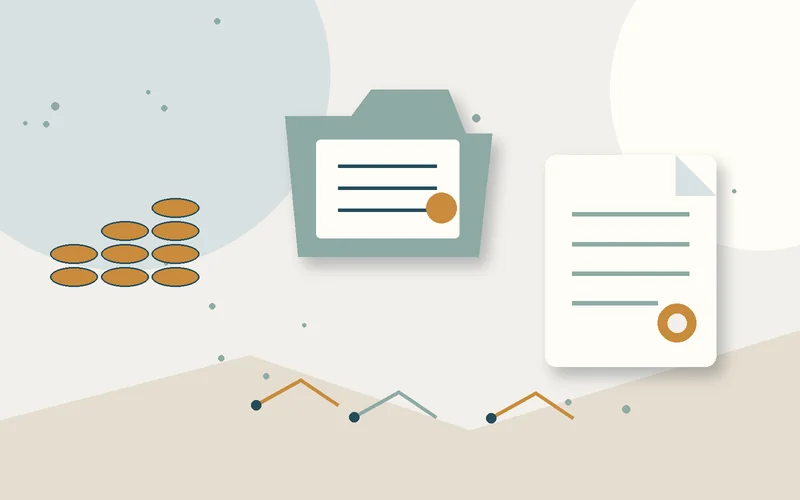 2D object illustration for The copyright exploitation cooperation service