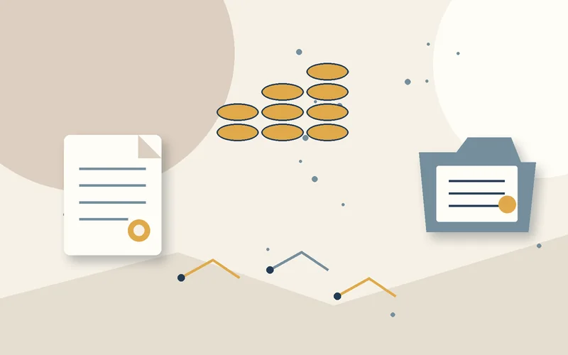 2D object illustration for “Licensing” copyright, related rights