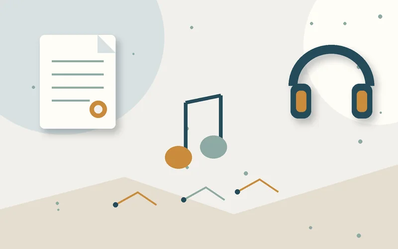 2D object illustration for Can remix music be copyrighted and registered?