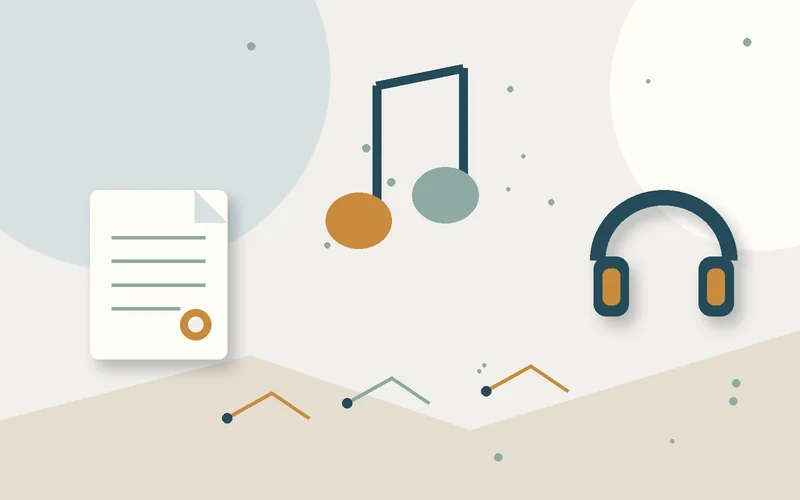 2D object illustration for Where to register musical works copyright?
