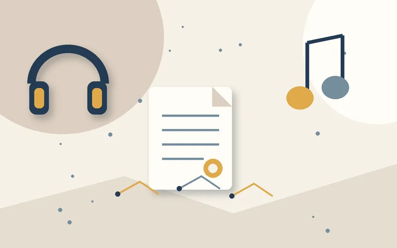 2D object illustration for Music copyright between creators and artificial intelligence (AI)