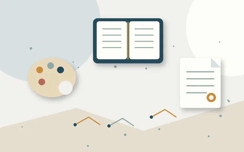 2D object illustration for Register copyright for schoolbooks