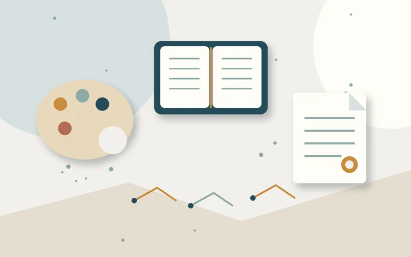 2D object illustration for A-Z Process of Registering Copyright for Ebooks