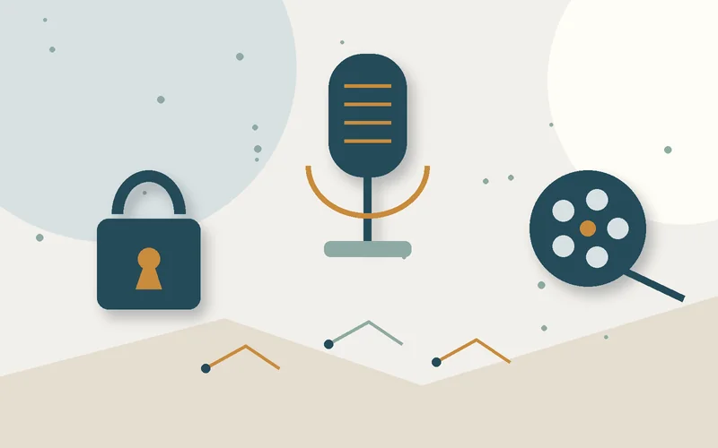 2D object illustration for Can an interview be registered for protection?