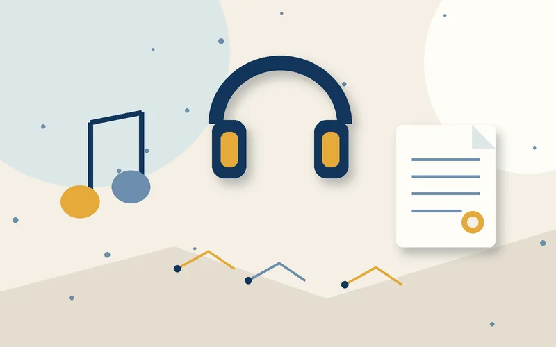 2D object illustration for Things to note when registering copyright for songs on YouTube
