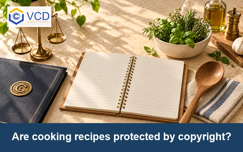 Are cooking recipes protected by copyright?