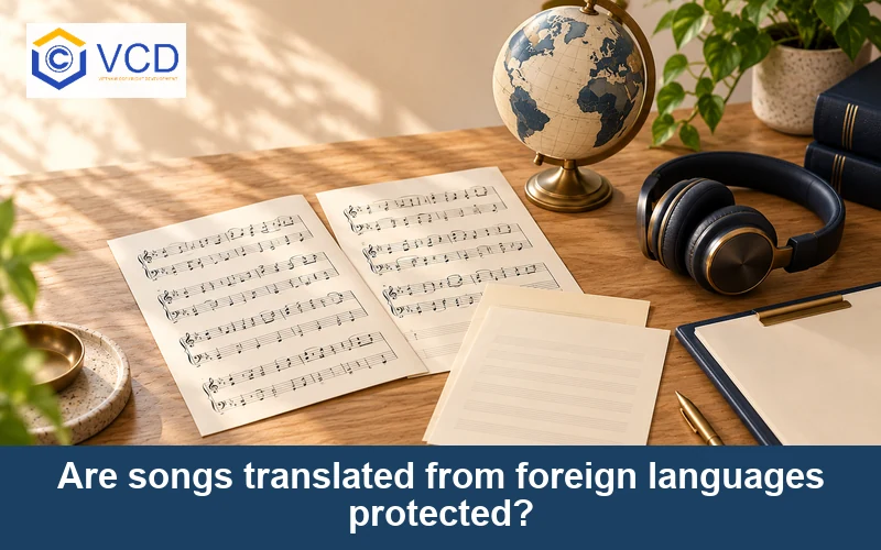 Are songs translated from foreign languages protected?