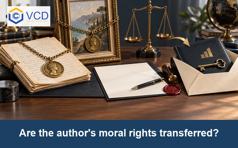 Are the author's moral rights transferred?