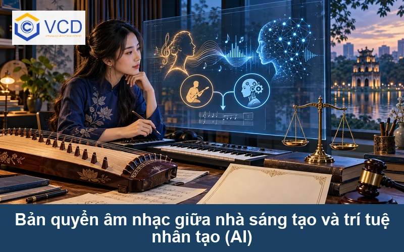 Bản quyển âm nhạc giữa nhà sáng tạo và trí tuệ nhân tạo (AI)