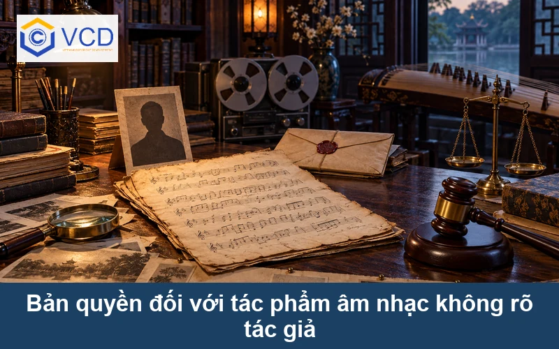 Bản quyền đối với tác phẩm âm nhạc không rõ tác giả