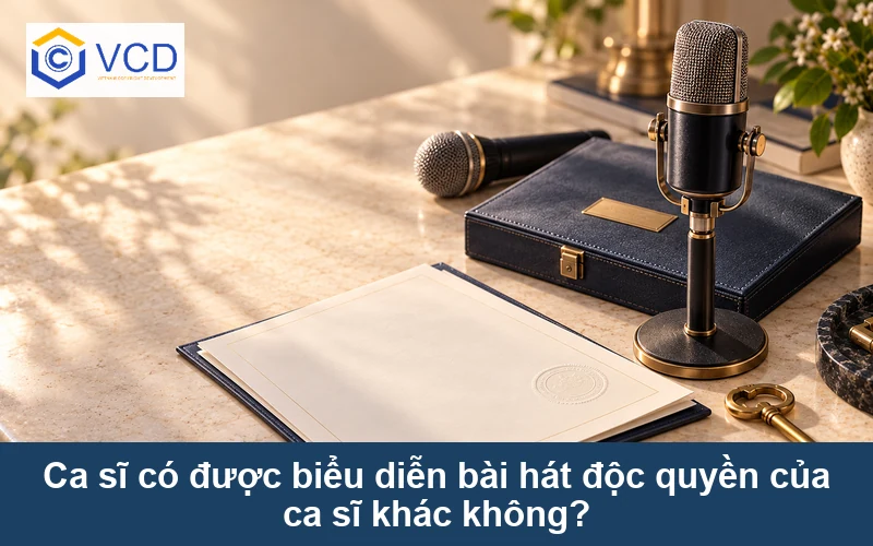 Ca sĩ có được biểu diễn bài hát độc quyền của ca sĩ khác không?