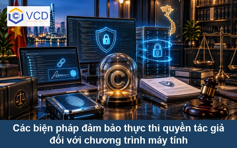 Các biện pháp đảm bảo thực thi quyền tác giả đối với chương trình máy tính