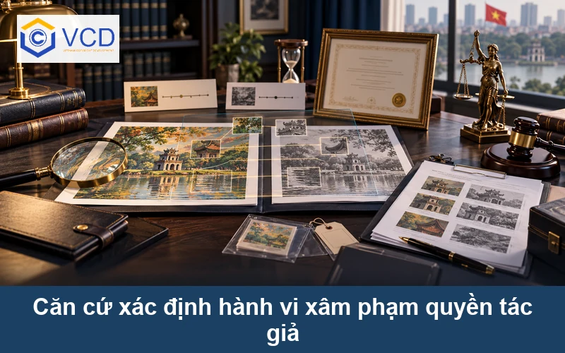 Căn cứ xác định hành vi xâm phạm quyền tác giả