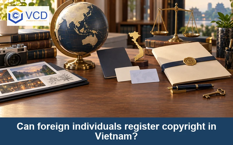 Can foreign individuals register copyright in Vietnam?