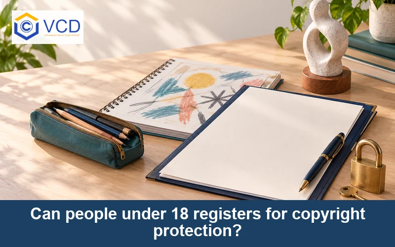 Can people under 18 registers for copyright protection?