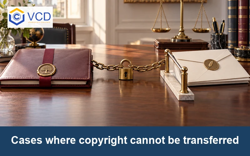 Cases where copyright cannot be transferred