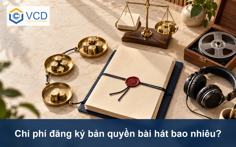 Hồ sơ bản quyền bài hát cạnh băng master, tai nghe, ba khay phí và cân đồng