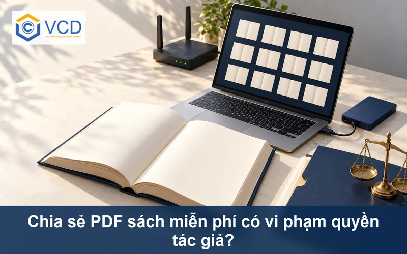 Sách mở cạnh laptop sao chép trang, ổ cứng và router Wi-Fi