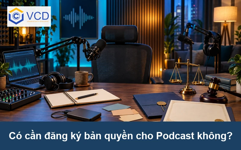 Có cần đăng ký bản quyền cho Podcast không?