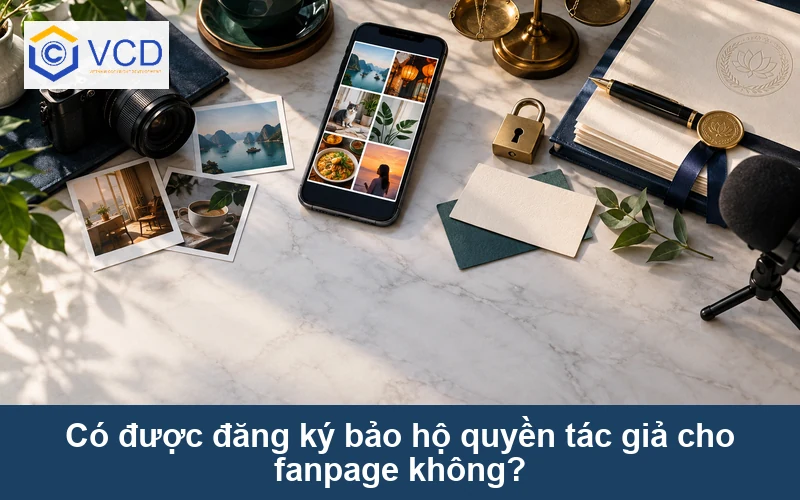 Có được đăng ký bảo hộ quyền tác giả cho fanpage không?