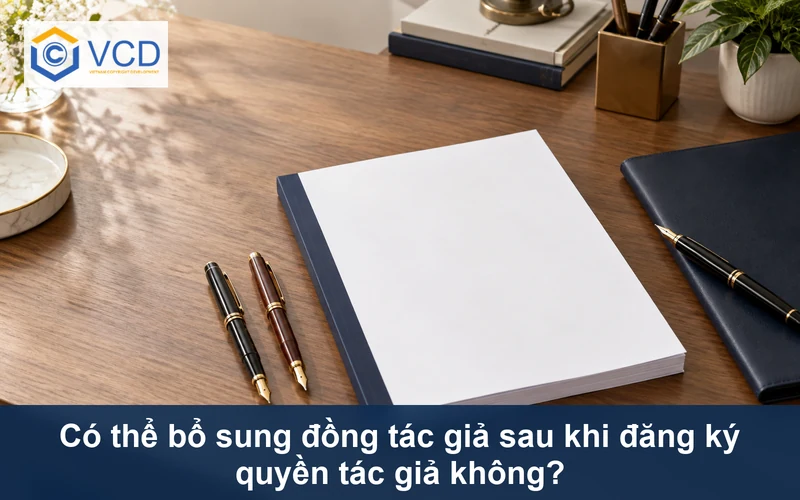Bản thảo trắng, nhiều bút máy và hồ sơ minh họa bổ sung đồng tác giả
