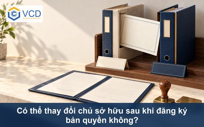 Giấy chứng nhận chuyển từ bìa hồ sơ cũ sang bìa mới cạnh hợp đồng và con dấu