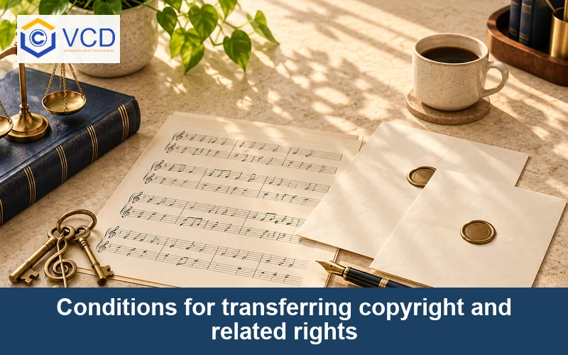 Conditions for transferring copyright and related rights