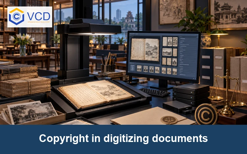 Copyright in digitizing documents