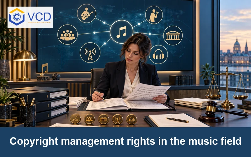 Copyright management rights in the music field
