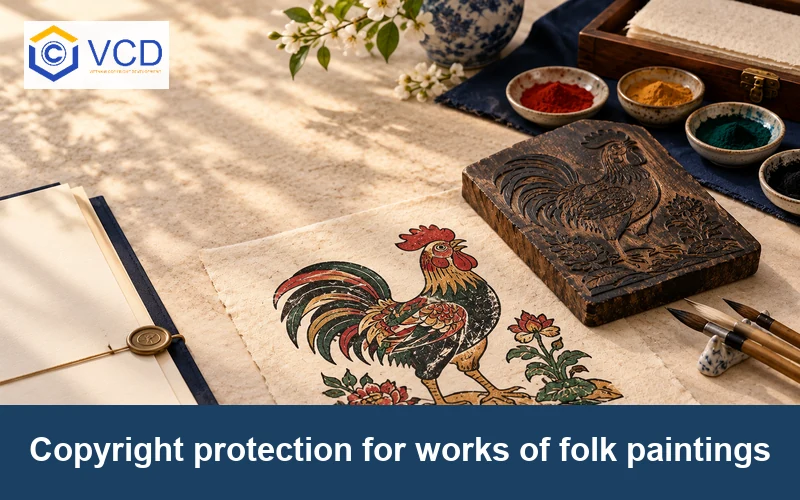 Copyright protection for works of folk paintings