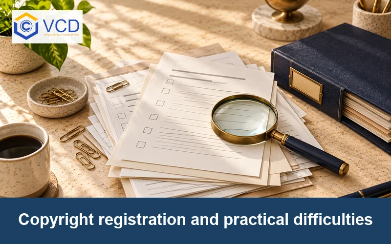 Copyright registration and practical difficulties