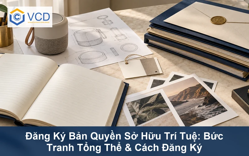 Bộ hồ sơ đăng ký sở hữu trí tuệ bên bản thảo, bản vẽ sản phẩm và tác phẩm hình ảnh