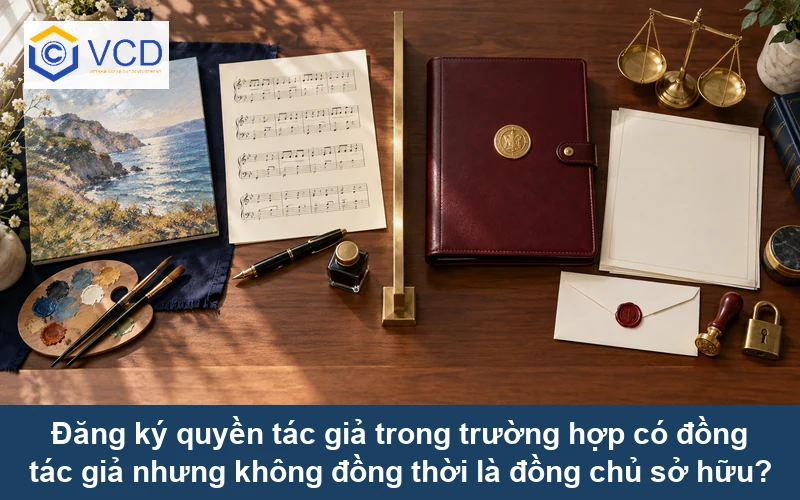 Đăng ký quyền tác giả trong trường hợp có đồng tác giả nhưng không đồng thời là đồng chủ sở hữu?
