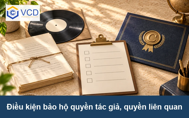 Điều kiện bảo hộ quyền tác giả, quyền liên quan