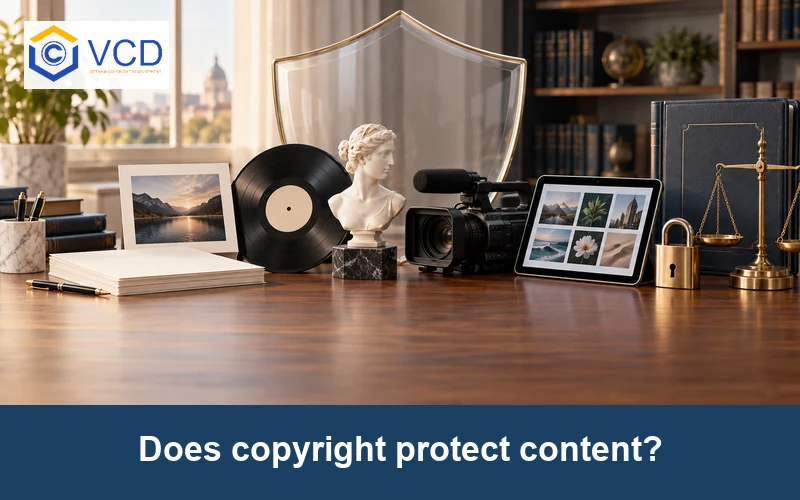 Does copyright protect content?