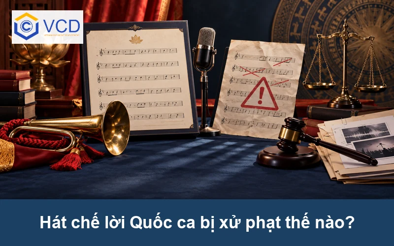 Hát chế lời Quốc ca bị xử phạt thế nào?