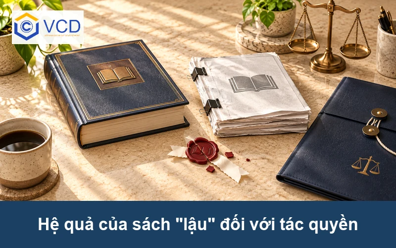 Hệ quả của sách "lậu" đối với tác quyền