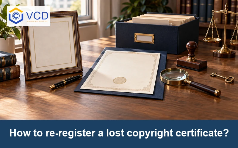 How to re-register a lost copyright certificate?