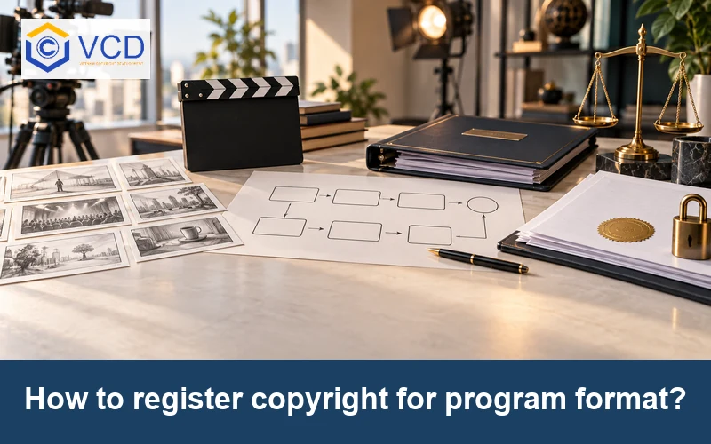 How to register copyright for program format?