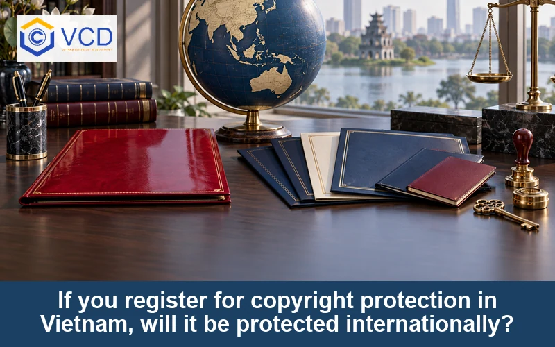 If you register for copyright protection in Vietnam, will it be protected internationally?