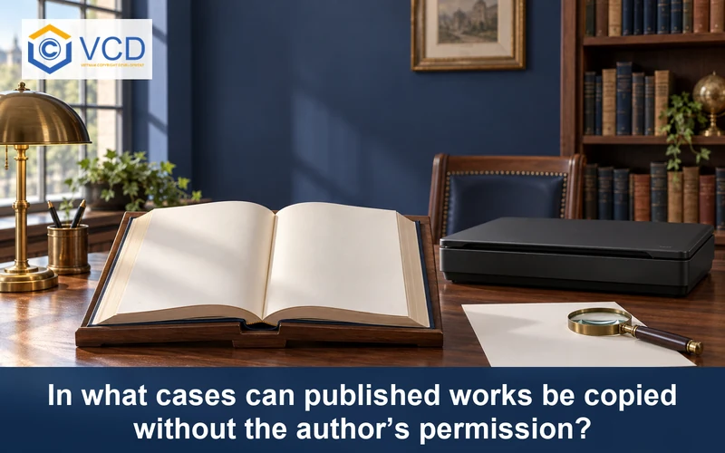 Open blank book, single copy sheet, magnifying glass and flatbed scanner