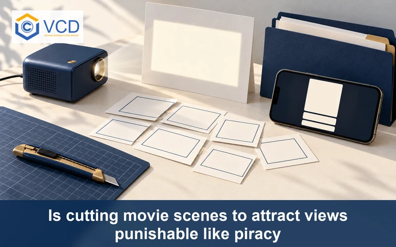 Mini projector, cut storyboard cards, paper knife, short-video phone and legal warning folder