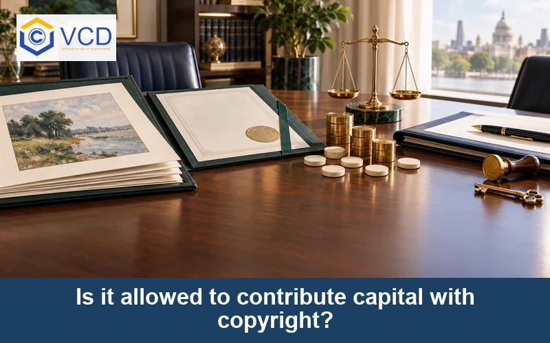 Is it allowed to contribute capital with copyright?