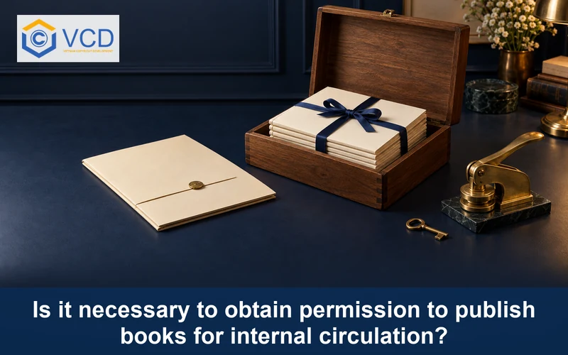 Limited bundle of blank internal booklets beside a separate authorization folder and seal press