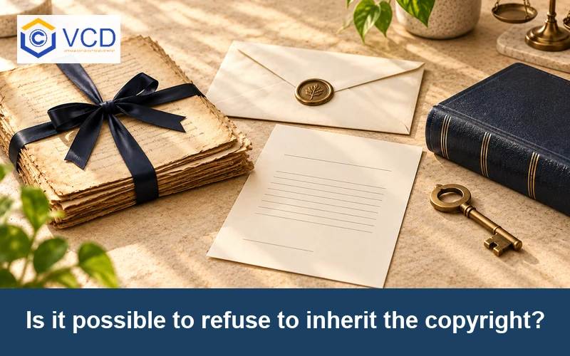Is it possible to refuse to inherit the copyright?