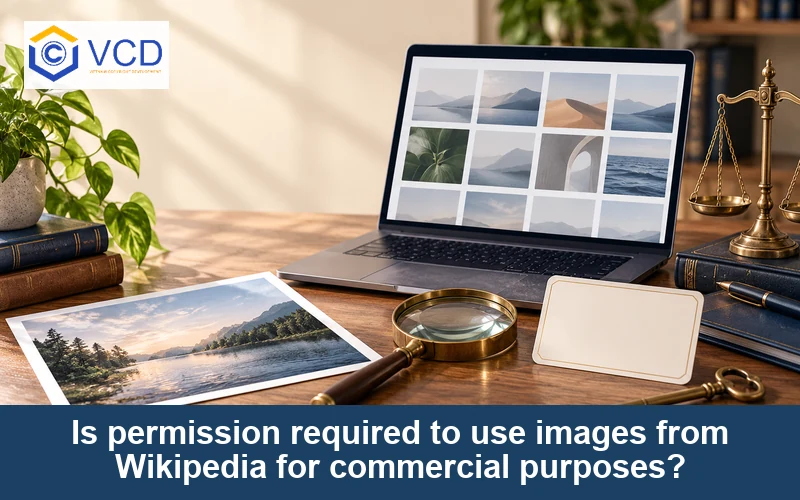 Is permission required to use images from Wikipedia for commercial purposes?