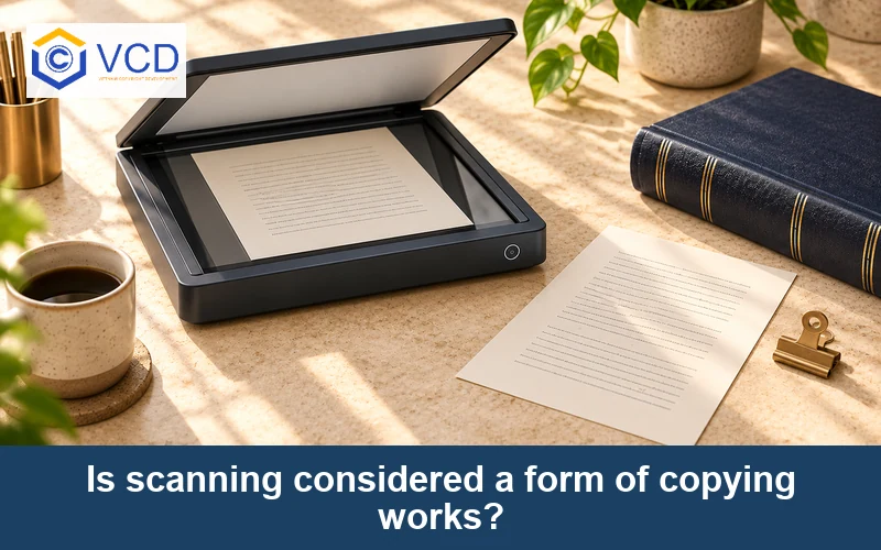 Is scanning considered a form of copying works?