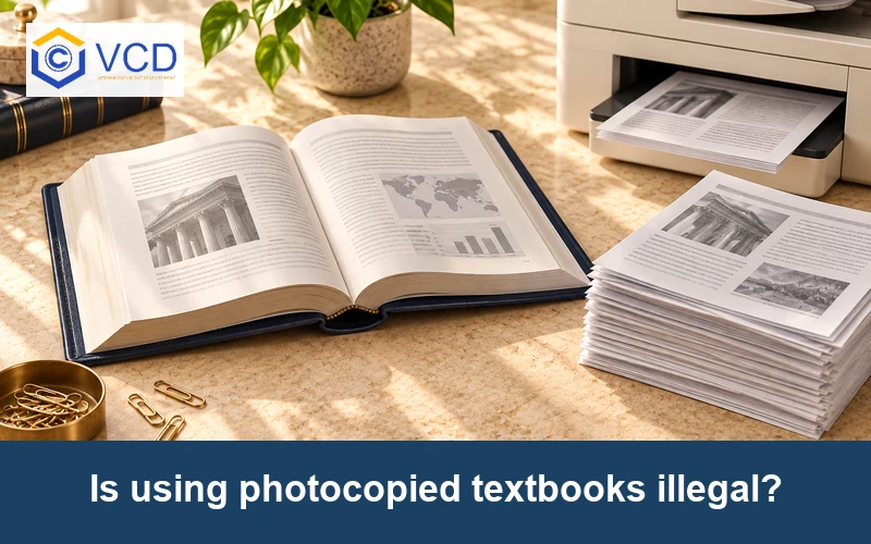 Is using photocopied textbooks illegal?