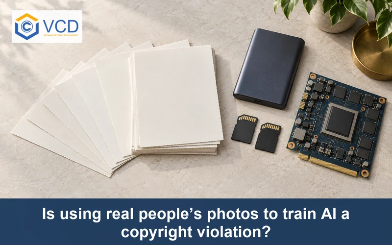 Face-down photo prints, memory cards, external drive, and graphics-processing board