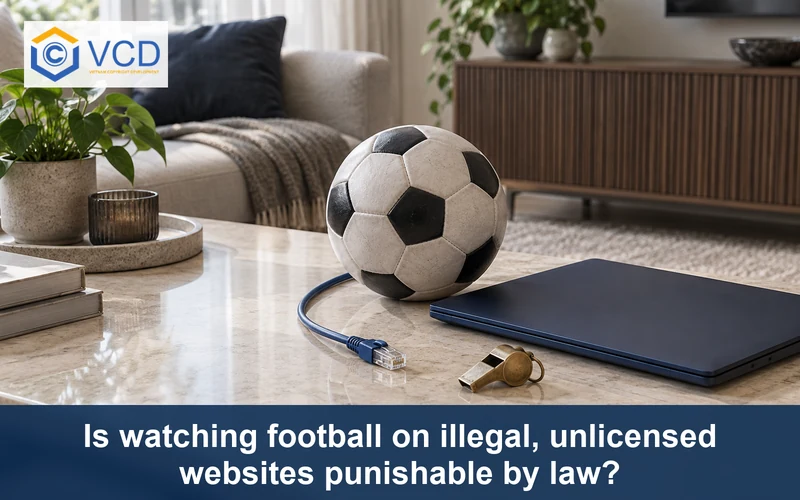 Football, closed laptop, unplugged network cable and referee whistle illustrating illegal streaming